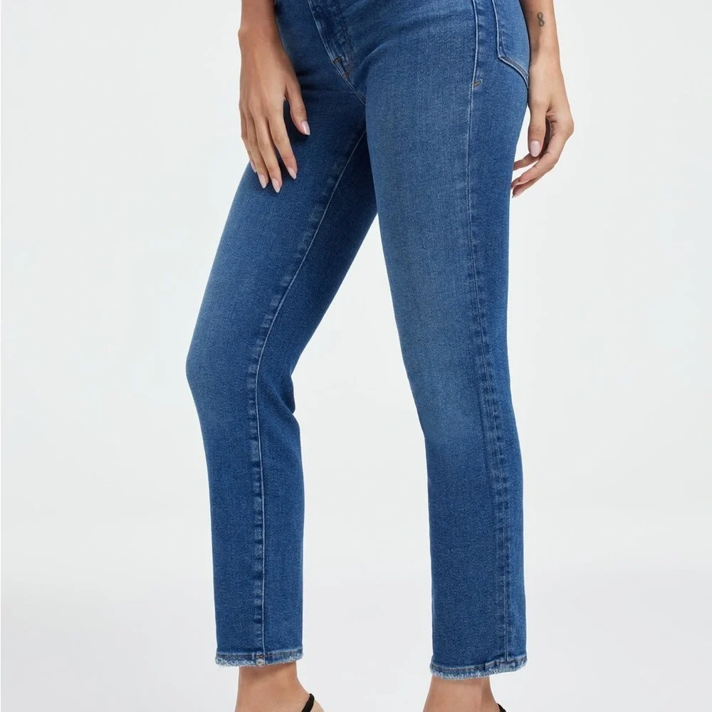 Good American Good Classic Slim Straight Jeans Size 8/29 NWT - Picture 4 of 16
